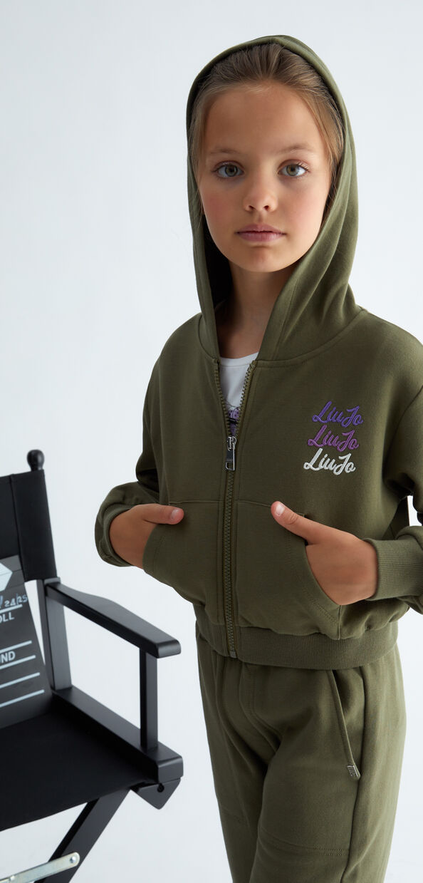 Liu Jo Felpa con cappuccio e zip